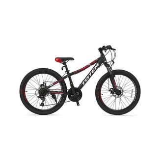 Велосипед Totem 1100D 24 (2023) (черный/красный)