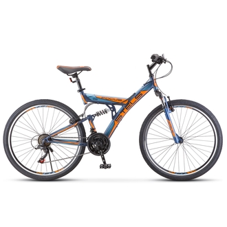 Велосипед Stels Focus V 26" 18-sp Темно-синий/синий 18" 2024