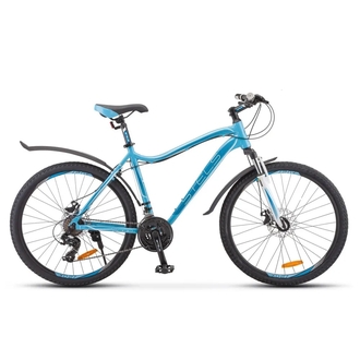 Велосипед горный Stels Miss-6000 D 26" Голубой/Светло-синий/Белый 15" 2024