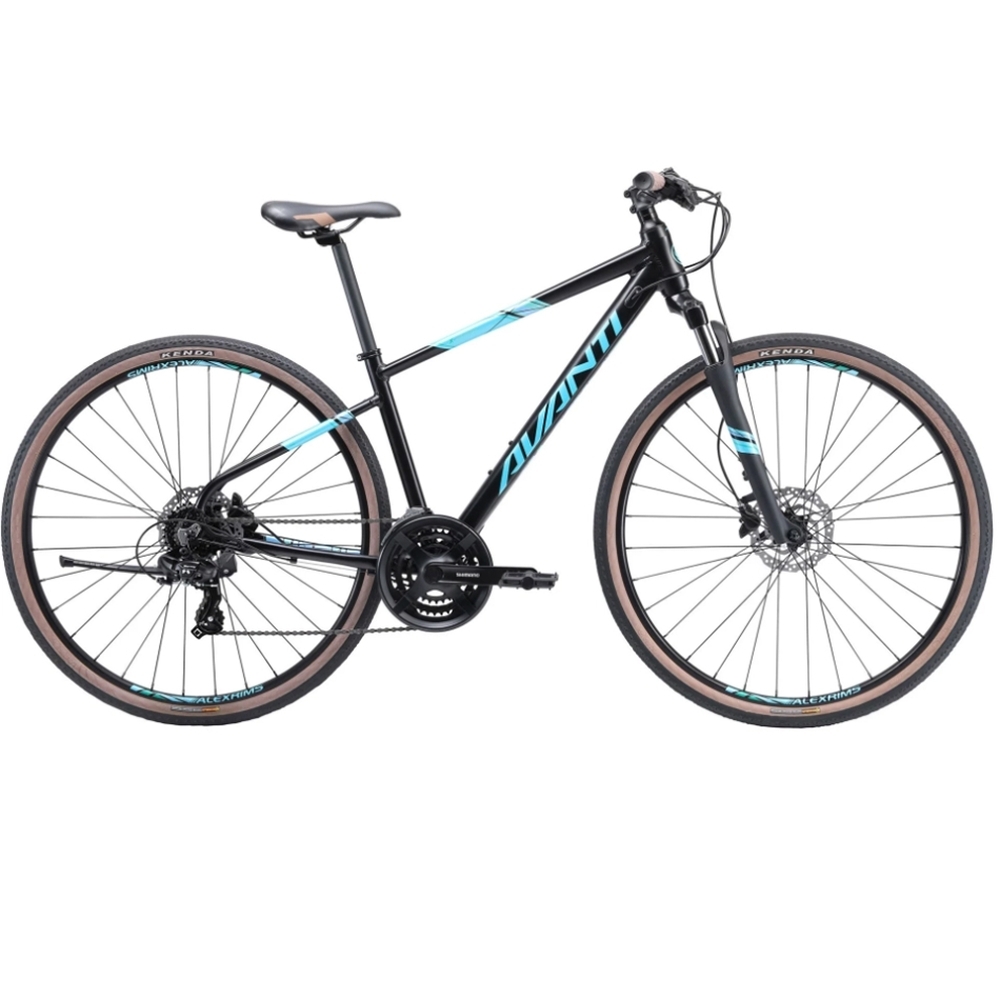 Велосипед Avanti 28" X-Plorer 1W р. 45см (черно-голубой)
