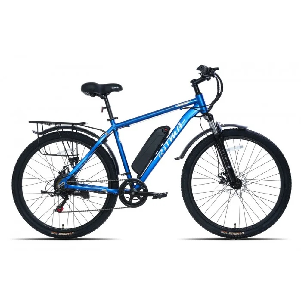 Электровелосипед горный Ritma Morgan 27.5" (синий)