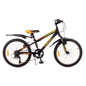 Велосипед FAVORIT, модель MATEO-20VA,MAT20V10RBY-AL ( черно-красно-желтый )