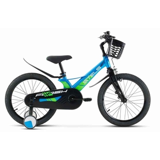 Велосипед детский Stels Flash KR 18" (темно-синий/зеленый, 2024)