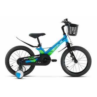 Детский велосипед Stels Flash 16" Синий/Зеленый 2024