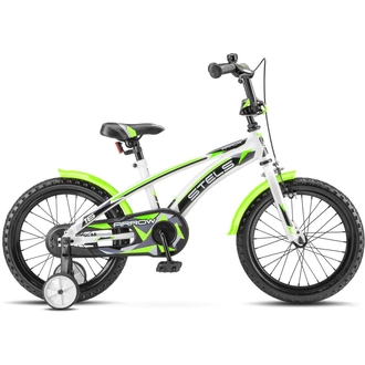 Велосипед Stels Arrow 16" V020 (бело-зеленый) 
