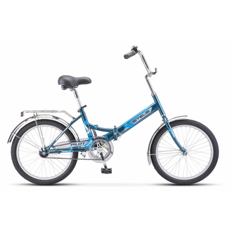 Велосипед Stels Pilot-410 20" Синий/Зеленый/Белый 13.5" 2024