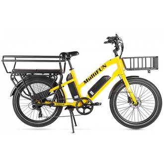 Электровелосипед городской Eltreco MultiFun (желтый)