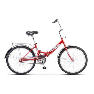 Велосипед Stels Pilot-710 24" Красный/Синий/Белый 14" 2024