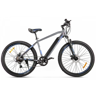 Электровелосипед горный Eltreco XT 600 Pro (серо-синий)