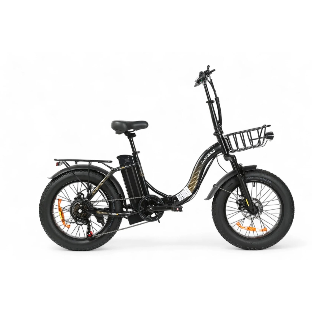 Электровелосипед SameBike City Master Fat (черный)