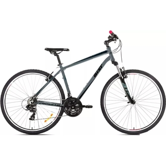 Велосипед гибридный Aist Cross 1.0 21" 28" (серый)