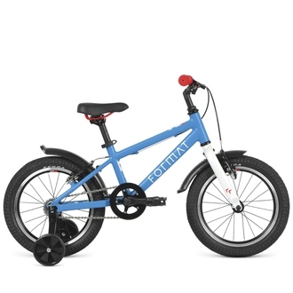 Велосипед городской Format Kids 16" (2022) (синий матовый)