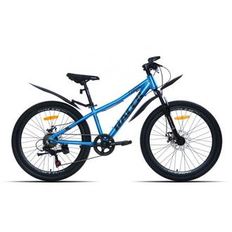Велосипед Racer Tempo 12" 24" (2024) (синий/черный)