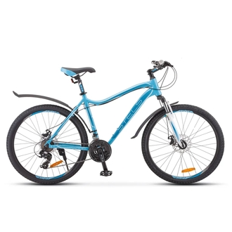Велосипед горный Stels Miss-6000 MD 26" Голубой/Синий/Белый 17" 2024