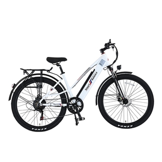 Электровелосипед SmartBalance City Lite (белый/черный)