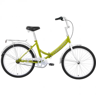 Велосипед городской Forward Valencia 3.0 16" 24" (зеленый/серый)