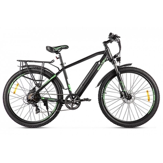 Электровелосипед горный Eltreco XT 850 Pro (черно-зеленый)