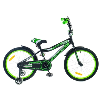Велосипед Favorit Biker 20" (черно-зеленый)