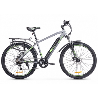 Электровелосипед Eltreco XT 800 Pro (серо-зеленый)