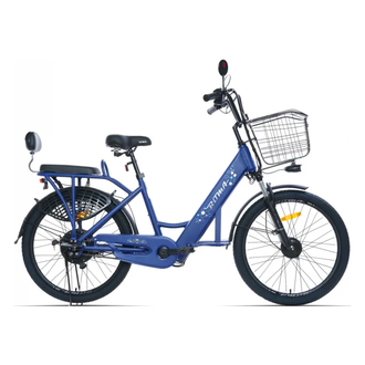 Электровелосипед городской Ritma Nord (синий)