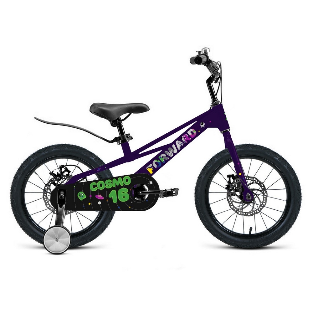 Велосипед городской Forward Cosmo 18" (2023) (темно-фиолетовый)