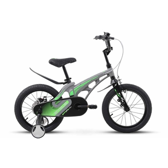 Детский велосипед Stels Galaxy 16" Серый/Зеленый 2024