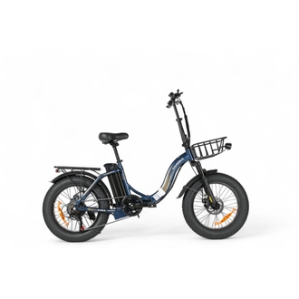 Электровелосипед SameBike City Master Fat (синий)