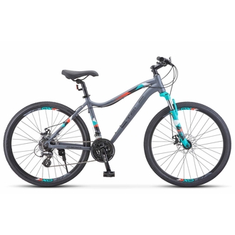 Велосипед Stels Miss-6100 MD 26" Серый/Красный/Mятный 15" 2024
