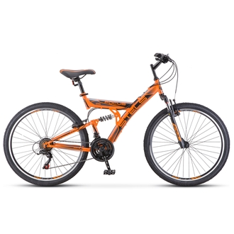 Велосипед Stels Focus V 26" 18-sp Оранжевый/черный 18" 2024