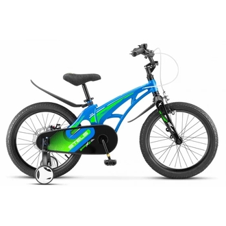 Детский велосипед Stels Galaxy 18" Синий/Зеленый 2024