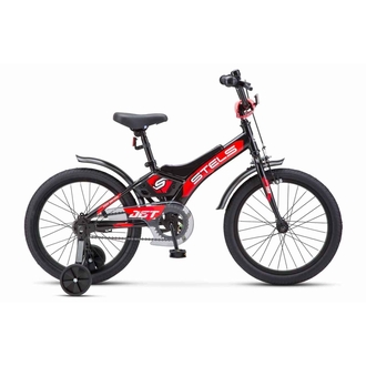 Детский велосипед Stels Jet 18" Черный/Красный/Белый 2024