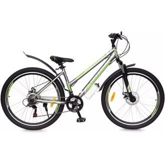 Велосипед горный Greenway Colibri-H 14" 24" (серо-зеленый)
