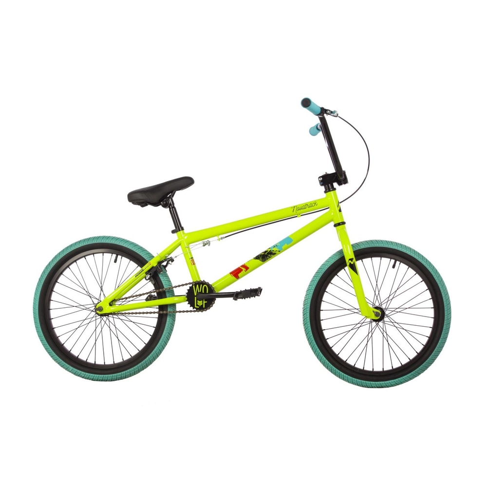 Велосипед Novatrack BMX Wolf 21" 20" (зеленый)